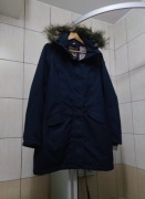Kurtka damska L typu parka w kolorze głębokiego granatu fińskiej marki I