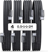 Kabel USB C 60W szybkie ładowanie 4szt