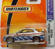 MATCHBOX Subaru Impreza Police First Edition 2008