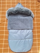 Śpiworek ocieplacz do wózka gondoli fotelika ZIMOWY