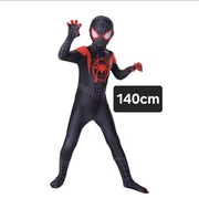 Strój przebranie Spider-Mana 140cm kostium Milesa Moralesa 