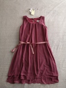 Nowa elegancka fioletowa różowa zwiewna sukienka G.O.L. 170 ok. 34 - 36