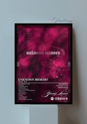 Yung Lean drain Unknown Memory plakat album a3 w ramce obraz poster
