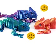 Figurka ruchoma gekon jaszczurka 3D gad piniata Duza 