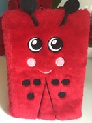 Czerwone duże Etui Futerał na notes tablet telefon prezenty Nowe