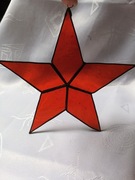 Zawieszka witrażowa gwiazdka