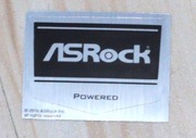 Emblemat "ASRock Powered" / nowy
