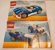 Instrukcje LEGO Creator 6913 Blue Roadster – oryginał, komplet 2 szt.