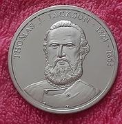 USA MEDAL - THOMAS .J. JACKSON - CIVIL WAR - SREBRO