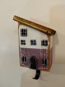 Domek wieszaczek przedpokój Boże Narodzenie hande made vintage boho