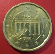 Niemcy. 20 eurocentów. 2016A.