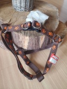 szelki typu step-in, obwód 80 cm, dla średnich psów