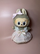 Zestaw dla lalki labubu ubranie ubranko kostium sukienka spinka akcesoria