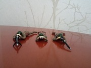 Wojsko polskie żołnierzyki figurki z PRL 3 szt.kpl.