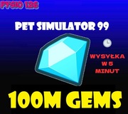 100m | gemy gem gems | Pet Simulator 99 | PS99 | Roblox | Najszybciej