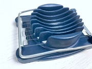 Krajalnica szatkownica do jajek krajarka nóż strunowy / NIEBIESKA