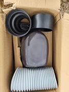 Kominek ceramiczny odpowietrzający z rurą łącznikową