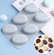 Forma silikonowa w kształcie ziaren kawy (deser/monoporcje)