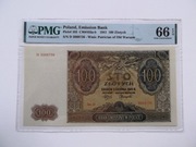 100 zł. 1941 ser. D  PMG66  EPQ