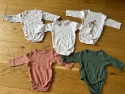 Body 5 sztuk, rozmiar 68 cm