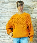 Luźny sweter oversize POLSKI PRODUCENT J&K PREMIUM