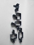 Obejmy przelotowe / narożne / startowe kompletne do słupka 60x40