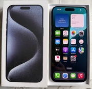 Smartfon Apple iPhone 15 Pro Max Blue Titanium 256GB