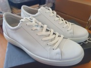 Buty Ecco Soft 7 M klasyczne skórzane białe  45 EU  29 CM