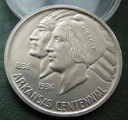 USA   - HALF DOLAR , 1/2 DOLARA  -  ARKANSAS 1936 