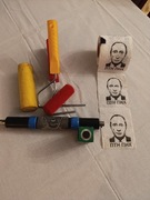 Zestaw do drukowania Putina na różnym podłożu