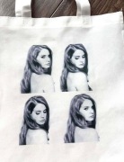 Torebka torba tote bag materiał non woven lana del rey 