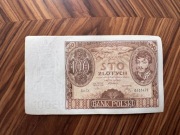 100 zł 1932 Kościuszko – piękny egzemplarz – II RP – Bank Polski