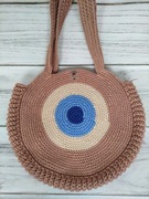 Torba shopperka duża handemade na szydełku 