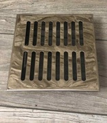 Kratka wentylacyjna, nierdzewna 14X14 cm  z ramką i siatką