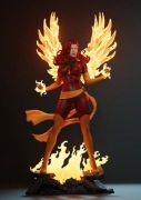 Figurka druk 3D żywica " Jean Grey Dark Phoenix - F1638 " - 150 mm