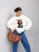 BLUZA DRESOWA BASIC OVERSIZE NADRUK NOWA KOLEKCJA POLSKA MARKA 