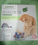 Zoofari ZABAWKA MATA WĘCHOWA MISKA NA PRZYSMAKI KARMA PREZENT DLA KOTA PSA