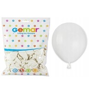 Białe Balony #01 Gemar 5" (12-13 cm) Klasyczna Elegancja 5 szt/opak