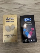 Prezerwatywy 9 sztuk prezerwatywa Durex sensual no latex mutal pleasure