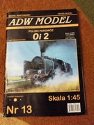 Model kartonowy polski parowóz Oi 2