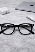 Czarne Okulary Chrome Hearts style