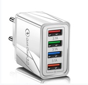 HIT! ŁADOWARKA SIECIOWA 4x USB 3.0A FUNKCJA QUICK 