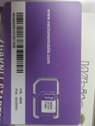 Kolekcjonerska karta SIM vectone mobile