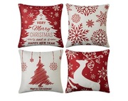 4 poszewki na poduszki - 45 x 45 cm - nowe