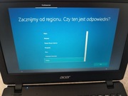 Laptop Acer aspire e11, dysk 500gb HDD, windows 10