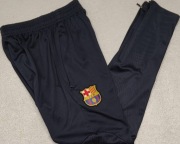 Wr) Barcelona FC Nike oryginalne spodnie dresowe Roz.14/15Lat