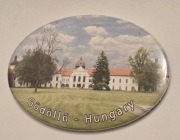 Magnes na lodówkę metalowy otwieracz GODOLLO Hungary Węgry (4K)