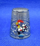 Naparstek Kolekcjonerski Metalowy - Portugalski Kogut 