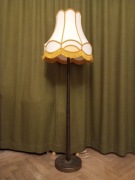 Lampa PRL  klasyczna z abażurem