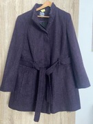 Fioletowo-czarny płaszczyk Colection rozm.44-46